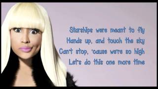 Nicki Minaj Starships lyrics Clean Version [upl. by Nylednarb279]