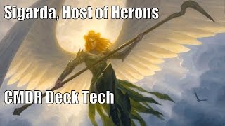 Chris Sigarda Host of Herons CMDR Deck EDH  Commander  Magic the Gathering [upl. by Demetria412]