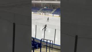 3S2T triple salchow double toe loop combo progression [upl. by Craner]