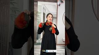 New Scarf Muffler style for Girl Scarf style Winter Essentials shorts beautyframe scarftutorial [upl. by Gardy]