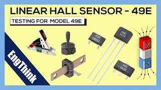 Linear HALL effect SENSOR 49E hall halleffect hallsensor [upl. by Felipe]