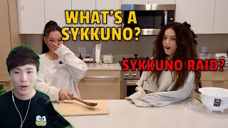 Sykkuno raided Valkyrae and Bella Poarch during their IRL cooking stream [upl. by Janka]