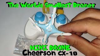 Mini drone quadcopter Cheerson CX10 CX10 remote control ufo [upl. by Antonella]