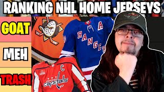 Ranking EVERY NHL Home Jerseys [upl. by Elenore]