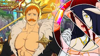 LR ESCANOR DESTROYS ALBEDO PLAYERS HUMANS STILL ON TOP  Seven Deadly Sins Grand Cross [upl. by Hna828]