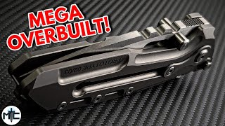 THE MOST OVERBUILT FOLDING KNIFE IN THE WORLD  UNBOXING THE REATE T1000 [upl. by Eissehc]