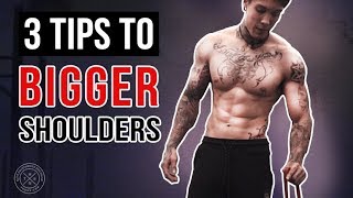 3 Tips For BIGGER SHOULDERS  THENX [upl. by Far]