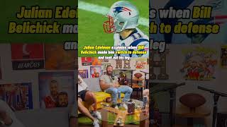 Bill Belichick made Julian Edelman play defense🤯 shortsvideo shortsyoutube youtubeshorts [upl. by Suirtemed]