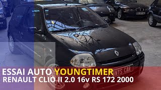 TEST AUTO YOUNGTIMER  RENAULT CLIO II 20 16v RS 172 2000 [upl. by Darton]