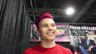 Zach Callison Interview at AwesomeCon 2019 [upl. by Mikes]