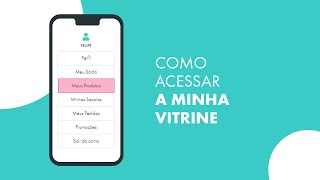 Como acessar a minha vitrine  Brechó online Repassa [upl. by Korwun]