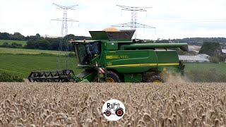 METEO DIFFICILE EN BRETAGNE POUR LA MOISSON 2021 JOHN DEERE T660 FENDT 718 826 ETA DE LELORN [upl. by Concordia]