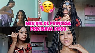 TÔ DE VISUAL NOVO🥹BOX BRAIDS CUIDEI UM POUCO DA MINHA AUTO ESTIMA😍DIA DE PRINCESA💆🏻 [upl. by Resneps91]