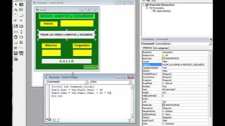 Visual Basic Horas Minutos y Segundos [upl. by Eentroc]