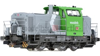 PIKO 52670  526710 Diesellok Vossloh G6 Cummins DB AG  Spur H0 [upl. by Abigail]