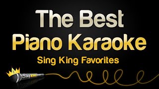 The Best Karaoke with lyrics  Piano Karaoke [upl. by Anairt766]