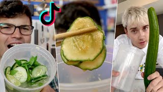 I Tested the Viral Cucumber Guys Tiktoks Din Tai Fung Hot Honey Feta Mojito [upl. by Sidnac574]