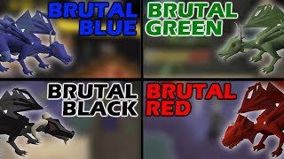 Are BRUTAL BLACK DRAGONS Worth It Compared To The Other Brutals  1hr Comparison [upl. by Thornie]