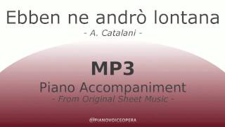 Ebben ne andrò lontana Piano Accompaniment [upl. by Honebein]