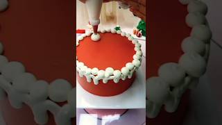 Christmas cake🌲🎂cake shorts shortsfeed cakedecorating cakedesign youtubeshorts ytshortsviral [upl. by Aloisius]