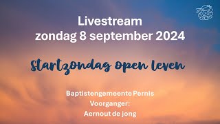 Baptistengemeente Pernis 8 september startzondag open leven [upl. by Mercer]