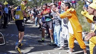 Tour de Francia 2016 Etapa 12 Montpellier  Mont Ventoux 178 km Caracol TV  Goga  Rubencho [upl. by Stolzer223]