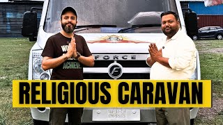 Caravan for 🕉️ Religious Travel on Force Traveller [upl. by Kleinstein]