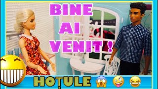 FILM cu păpuși barbie în românăEp8️⃣HOȚUL VINE ÎN VIZITĂ🤣 [upl. by Ztnaj]