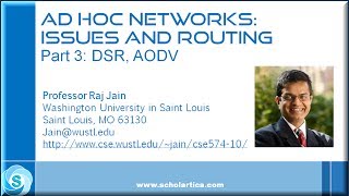 Ad Hoc Networks Issues and Routing Part 3 DSR AODV [upl. by Kroll6]