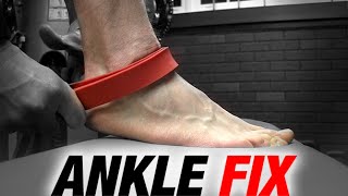 Ankle Sprain Fix and Prevention IMPROVES SQUAT TOO [upl. by Rayner]