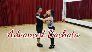 Advanced Bachata Reverse Hammerlock and half pivot variations [upl. by Yrffoeg]