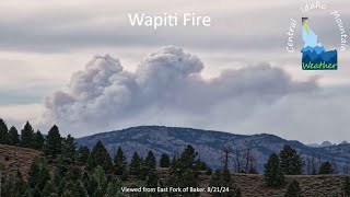 The Wapiti Fire  History of its start to its current state [upl. by Vyky367]