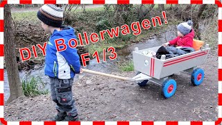 Bollerwagen selber bauen Teil 13 Bollerwagen für Vatertag Kinderspielzeug Einkauf amp Co [upl. by Ecinrahs]