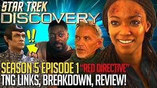 Star Trek Discovery  Season 5 Episode 1  Breakdown amp Review [upl. by Ahsaenat260]