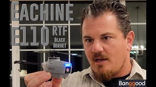 Eachine  E110  RTF Black Hornet Heli Camera Drone  Unbox Build amp Maiden Flight [upl. by Opal]