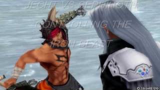 Jecht vs Sephiroth Dissidia Lost Chapters Fight [upl. by Dempster13]