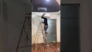 Old Ac Uninstall amp installation hitachi Panasonic youtubeshorts airconditioning [upl. by Ardnauq418]