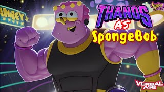 FAILED Ai of THANOS as SPONGEBOB  Cartoon Beatbox Battles [upl. by Nedyah]