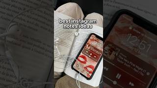 Best Instagram notes Ideas instagram aesthetic snapchat viral bio [upl. by Nnuahs792]