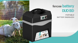 Electric fence energizers  fencee battery DUO BD 2024 [upl. by Binnie]