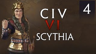 Civilization 6 Gameplay Scythia Part 4  Declaration of War Lets Play Civ 6 First Look [upl. by Christmas812]