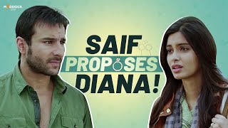 Saif Confesses His Love To Diana  Cocktail  Maddock Films [upl. by Thormora]