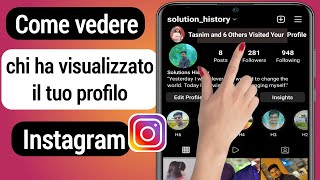 Come vedere chi ha visualizzato il mio profilo Instagram 2022  How To Kno Who Viewed My Instagram [upl. by Efeek]