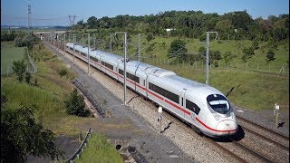 ICE highspeed trains in France DB class 406 amp 407 [upl. by Lemej]