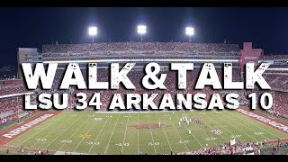 WALK amp TALK LSU 34 Arkansas 10 [upl. by Barolet]