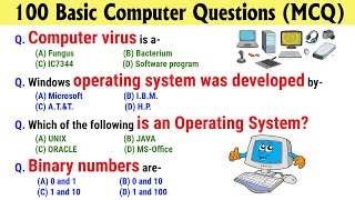 100 Basic Computer Questions and Answers  Computer GK Questions amp Answers  Computer Quiz English [upl. by Steffi]