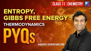 Entropy Gibbs Free Energy  PYQs  Thermodynamics  JEE Main Advanced 2024 Chem  Ashish Shekhar [upl. by Arikahc]