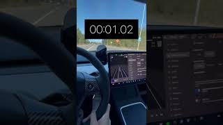 2023 Tesla Model 3 Long range AWD Acceleration boost comparison [upl. by Poore]