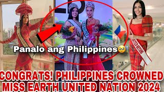 Philippines wagi sa Miss United Nations Earth 2024 na ginanap sa India  Pia Samantha Roldan [upl. by Grimaud]