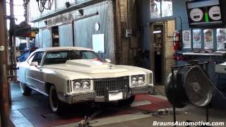 72 Eldorado dyno run [upl. by Ahsiel]